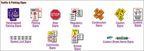 Traffic & Parking Signs - Images