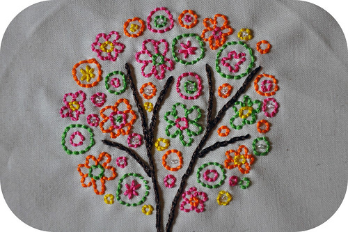 Embroidered Tree
