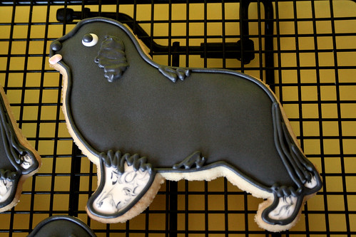 Newfoundland Dog cookies.