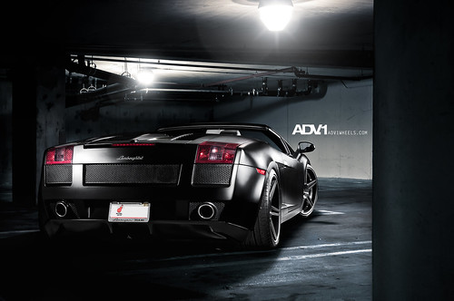  9ADV05 Deep Concave Matte Black Lamborghini Gallardo Madness