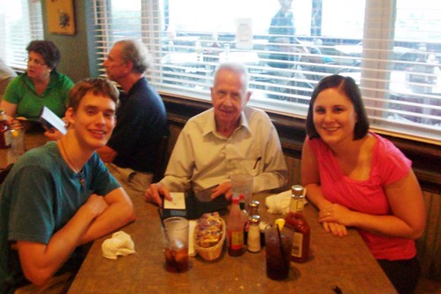 Diner with Grandpa Burch in  Slidell