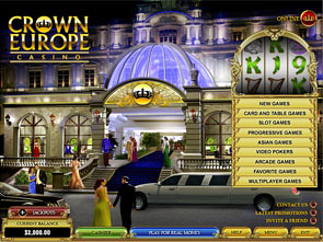 Crown Europe Casino Lobby