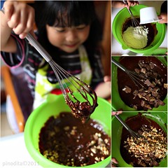 The Making of Snickers Brownies