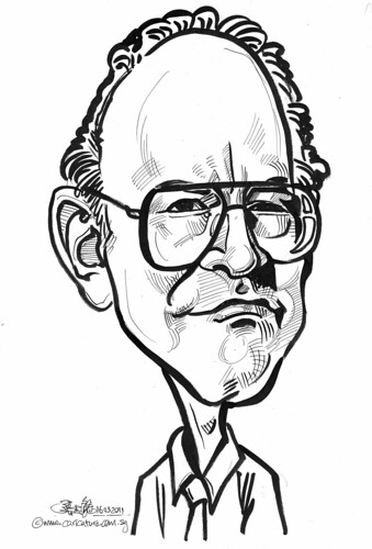 Caricature of Kuhn