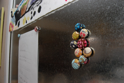 covered button magnets