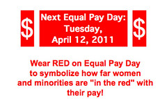Next Equal Pay Day: Tuesday, April 12, 2011
