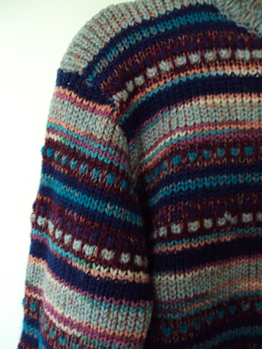 Vintage Silly Striped Sweater (detail) 