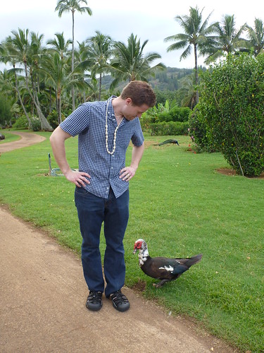 Eddie and Muscovy Duck