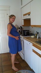 Barefoot, pregnant, kitchen by Guzilla