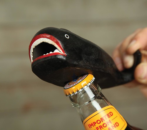 whale bottle opener
