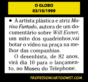 "Lançamento no Museu do Telephone" - O Globo - 03/10/1999