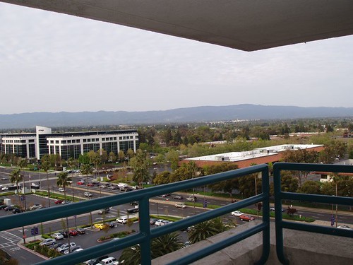 View from the Hyatt, Santa Clara, CA April 2011 by suzipaw