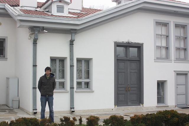 me outside the house of Baha'u'llah in Edirne