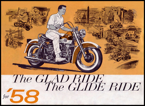 1958 Harley Glide by bullittmcqueen