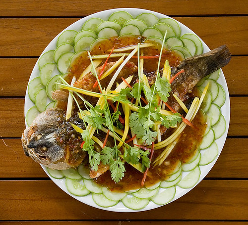 home dining Thai Style Deep Fried Siakap in Chili Sauce