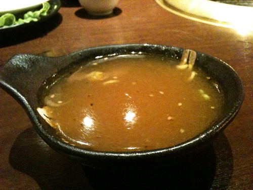 大仁門のしめのスープ