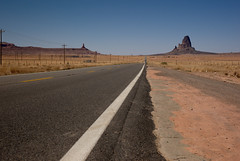 entering monument valley