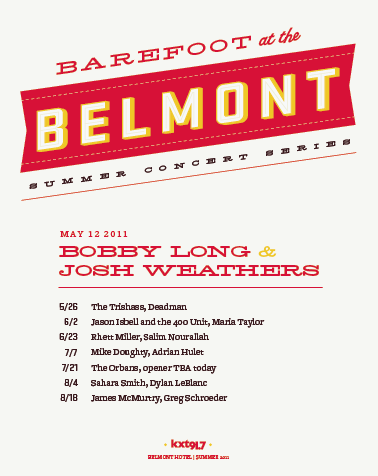 Barefoot at the Belmont Poster