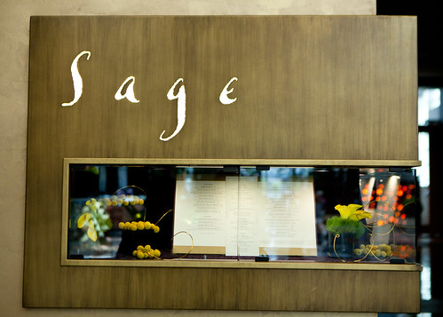 Sage's display window