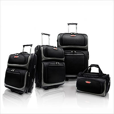 Lightweight+Expandable+4-Piece+Luggage+Set