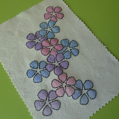 flowers embroidery pattern
