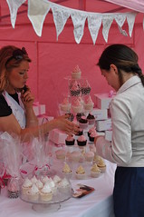 Cupcakes at the Strawberry Fair