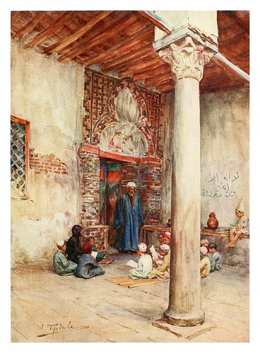 025-Una escuela arabe-Below the cataracts (1907)- Walter Tyndale