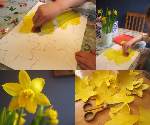 Craft Ideas Store on Daffodil Bunting Made From Egg Boxes