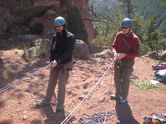 Franchesco and Roger Practice Rope Handling Skills