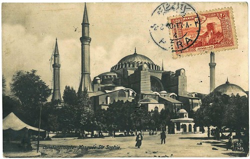 Istanbul, Mosquée Sainte-Sophie, 1920
