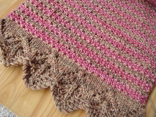 Lace and Stripes scarf