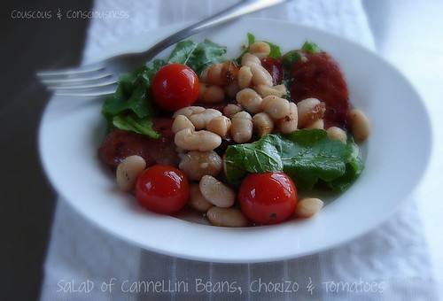 Salad of Cannellini Beans, Chorizo & Tomatoes 1