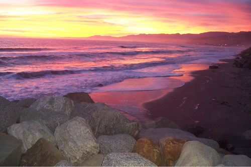 Sunset Faria Beach 3/30/11