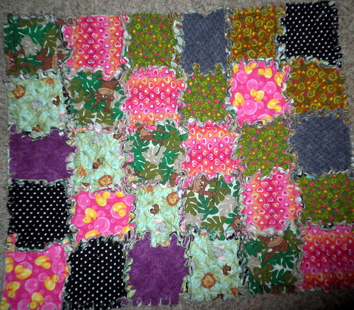 Rag Quilt for my baby