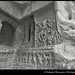 Exterior Sculpture Cave 1(BW), Badami Cave Temple, Karnataka