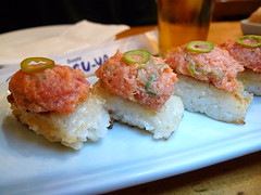 Katsu-Ya's Spicy Tuna Crispy Rice