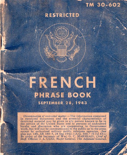 French Phrase Book TM 30-602 by Detroit Arsenal of Democracy Museum