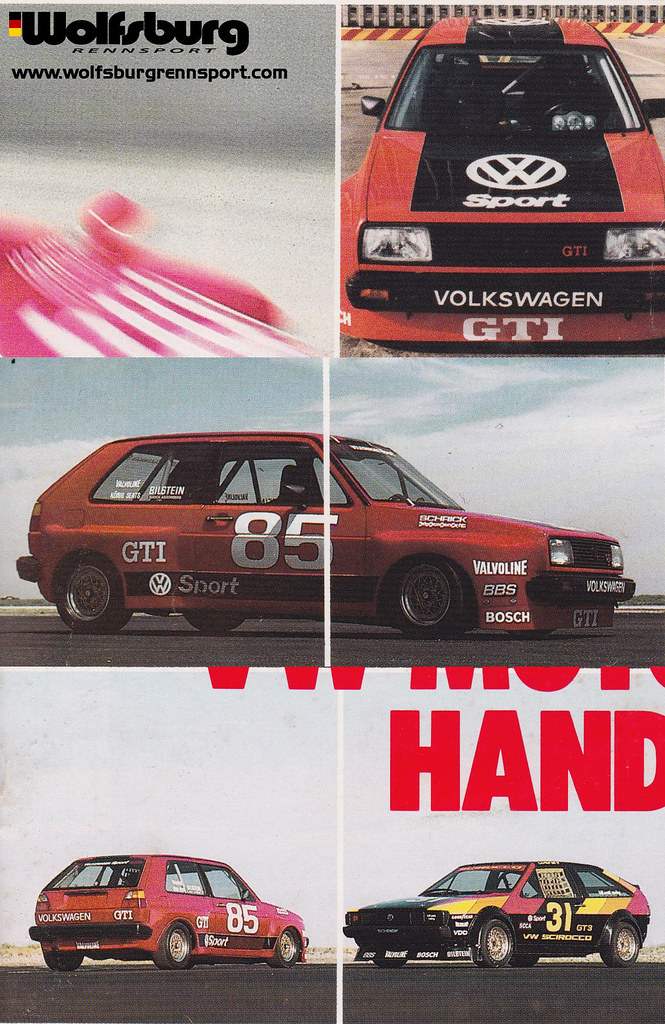 1985 VW Sport 'VW Motorsports Handbook' Caravan GTI