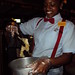 The waitress serving cabagge at Lambert's Cafe in Alabama