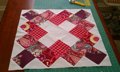 Red Katie's choice block by bryanhousequilts
