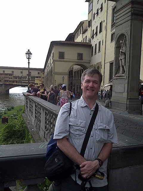 Your blogger in Florence