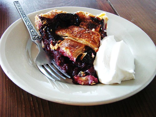 Blueberry Rhubarb Pie from Four and Twenty Blackbirds