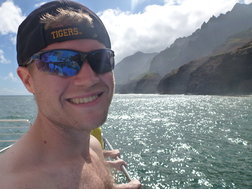 Me on a Boat on Na Pali Coast