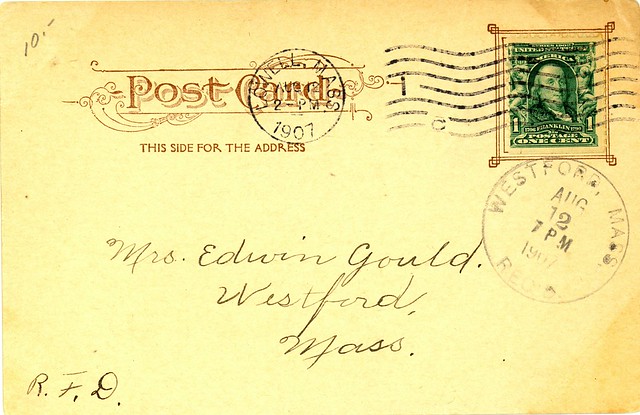 Postcard to Mrs. Gould
