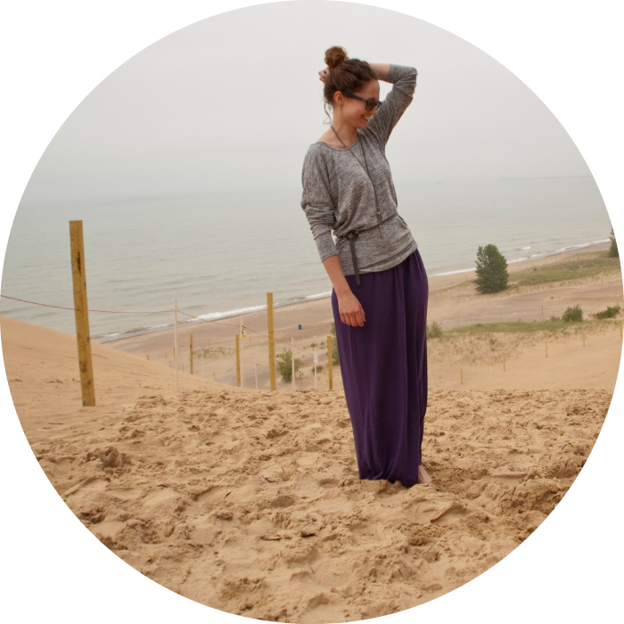 maxi skirt with sweater marled purple gray dash dot dotty style blog awesome