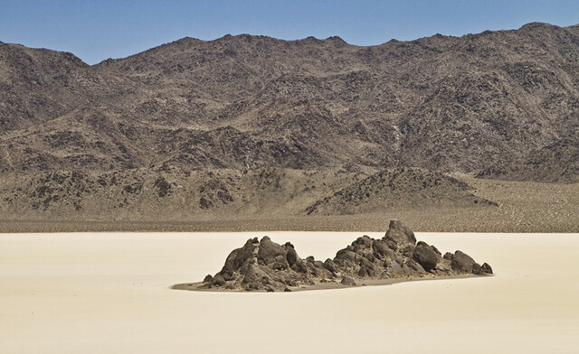 Grandstand at Racetrack Playa in Death Valley National Park