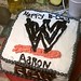 WWE bday cake