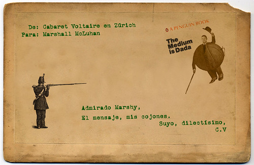 Conversaciones postales. Cabaret Voltaire vs Marshall McLuhan by Fundación Rara Avis