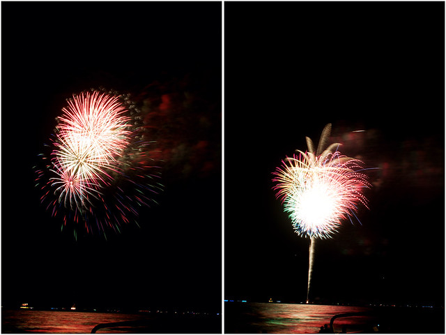 July 4th fireworks diptych 17