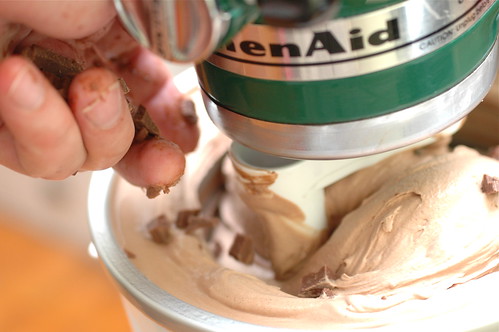 recipe: triple chocolate ice cream. VI.